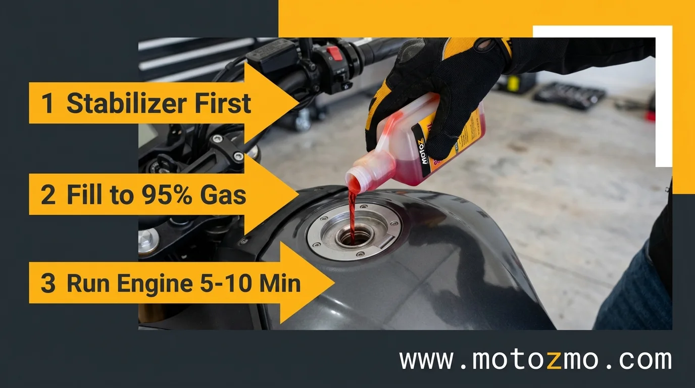 You are currently viewing Motorcycle Fuel Stabilizer for Winter: What Works