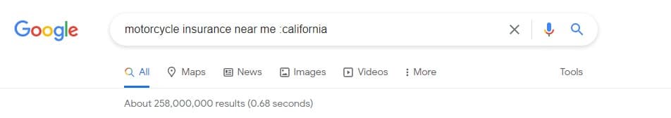 motorcycle insurance near me google search