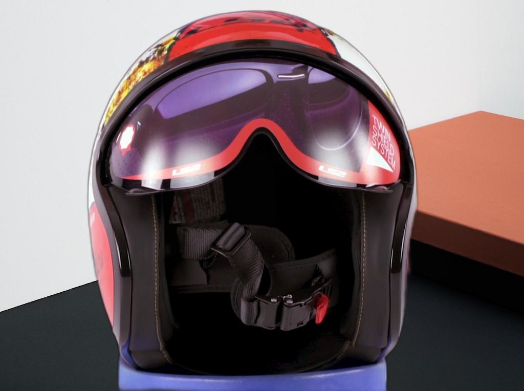 ls2 spitfire retro helmet