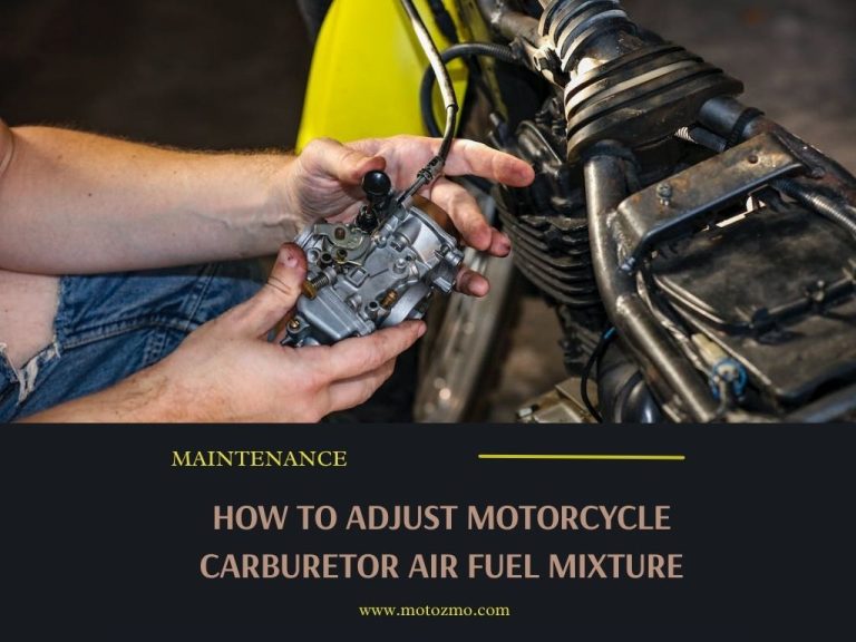 How to Adjust Motorcycle Carburetor Air Fuel Mixture MOTOZMO