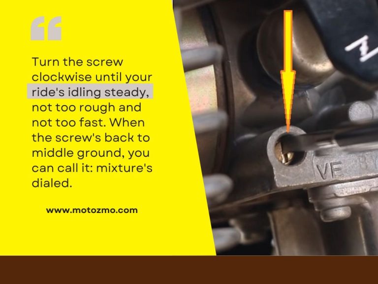 How to Adjust Motorcycle Carburetor Air Fuel Mixture MOTOZMO