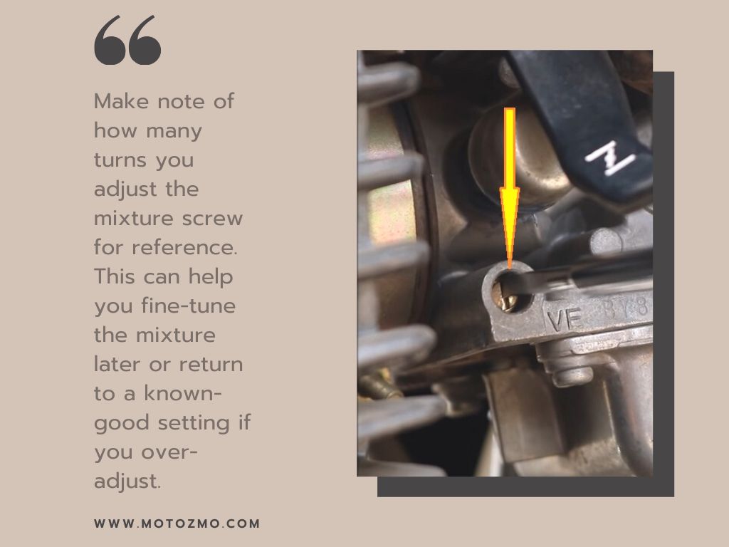 how to adjust motorcycle carburetor