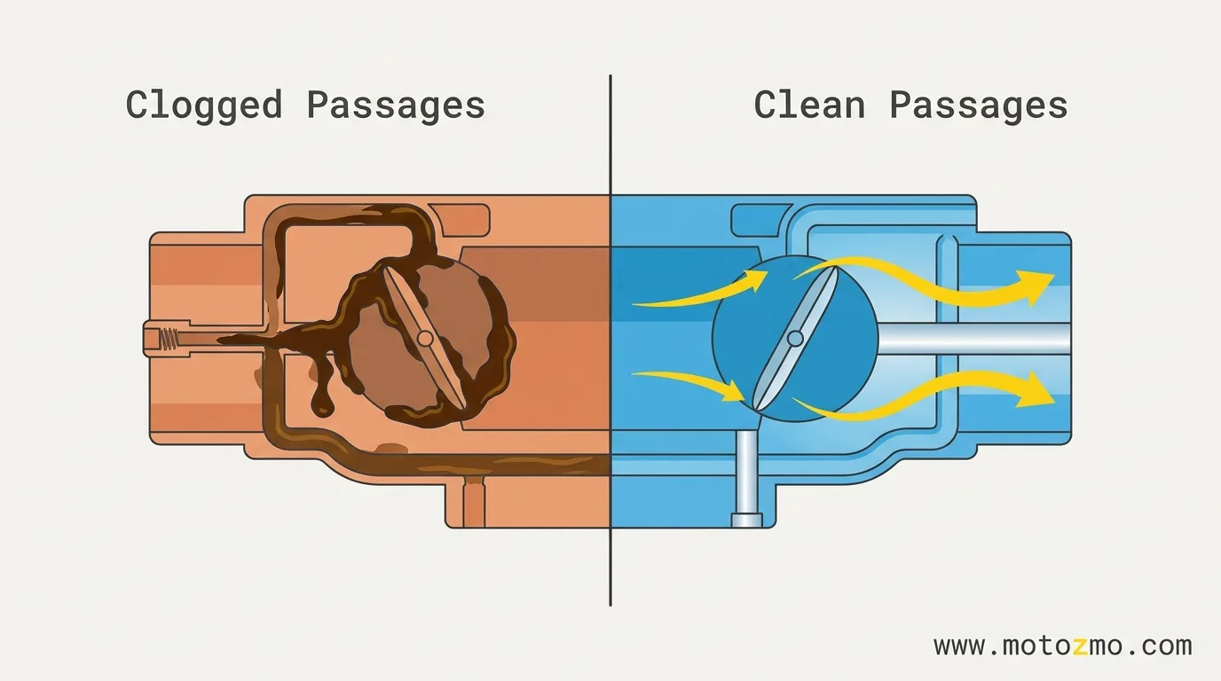 You are currently viewing How to Clean a Motorcycle Carburetor Without Removing It