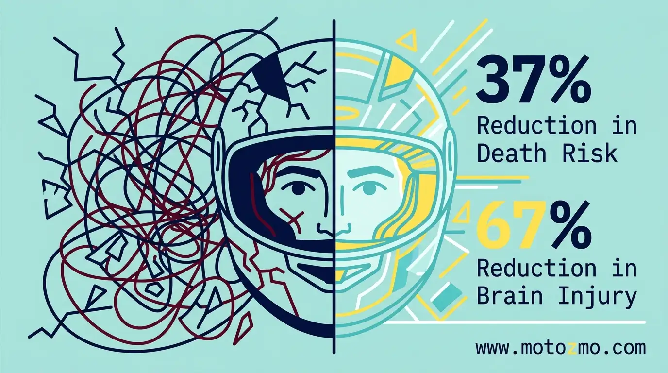 You are currently viewing How Well Do Helmets Prevent Motorcycle Head Injuries?