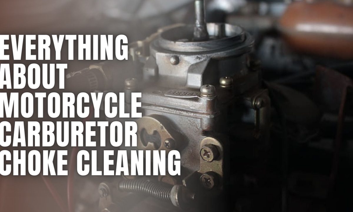 Motorcycle Carburetor Choke Cleaning