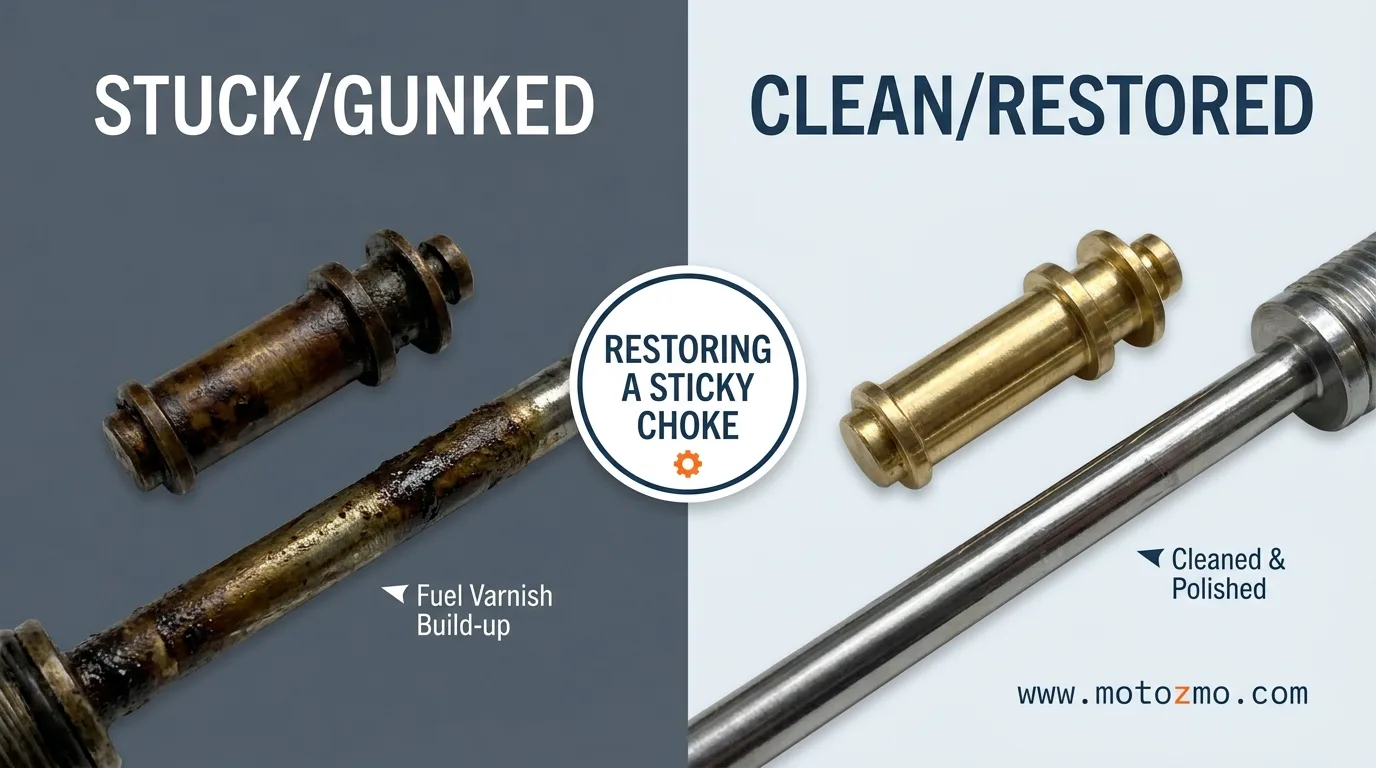 Read more about the article Motorcycle Carburetor Choke Cleaning: Fixing a Stuck Choke