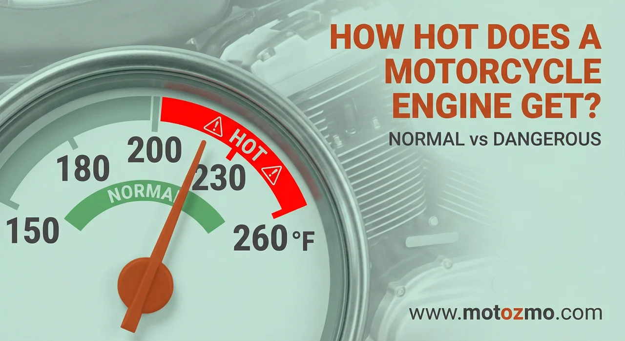 Read more about the article How Hot Does a Motorcycle Engine Get? Normal vs Dangerous