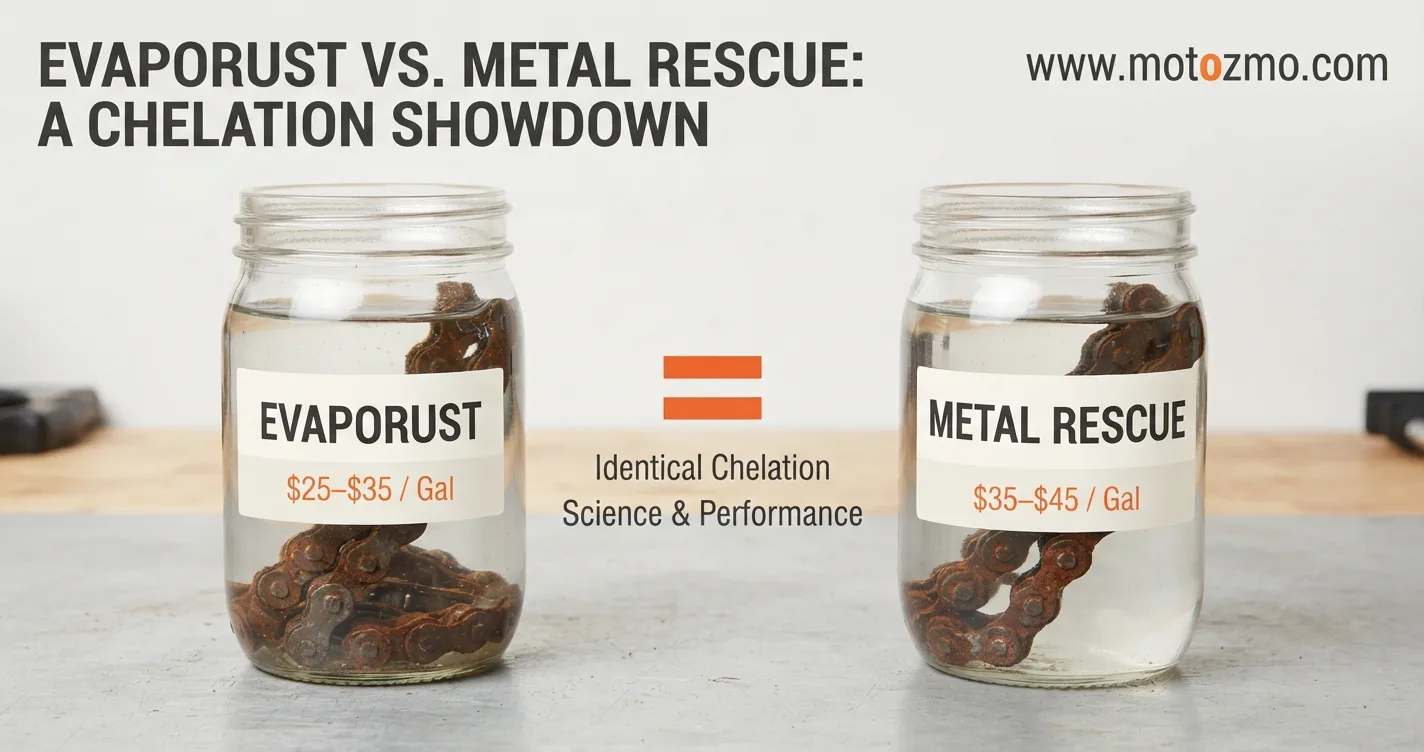 You are currently viewing Evaporust vs Metal Rescue for Motorcycle Rust