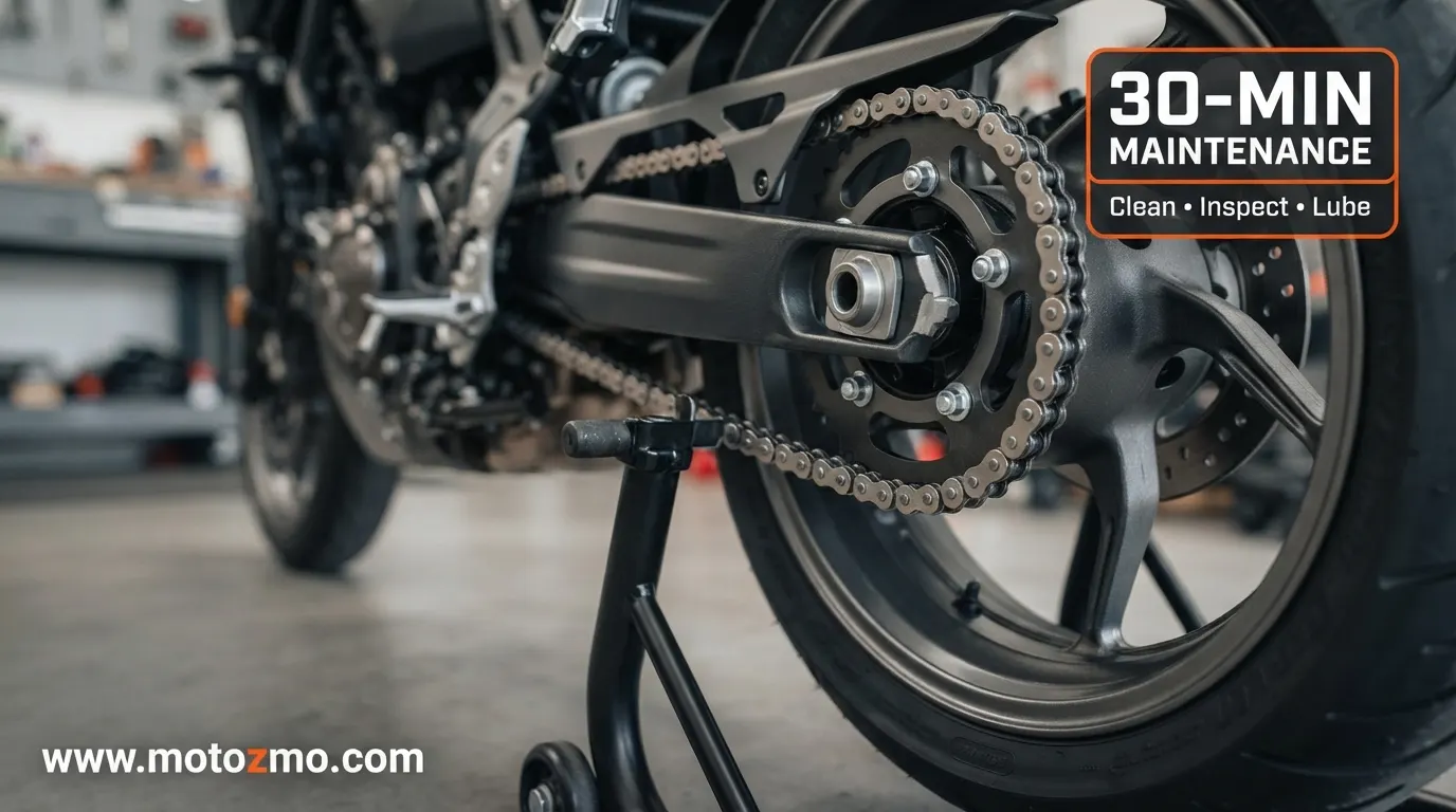 You are currently viewing Cleaning and Lubing Motorcycle Chain: What Actually Works