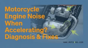 Read more about the article Motorcycle Engine Noise When Accelerating? Diagnosis & Fixes