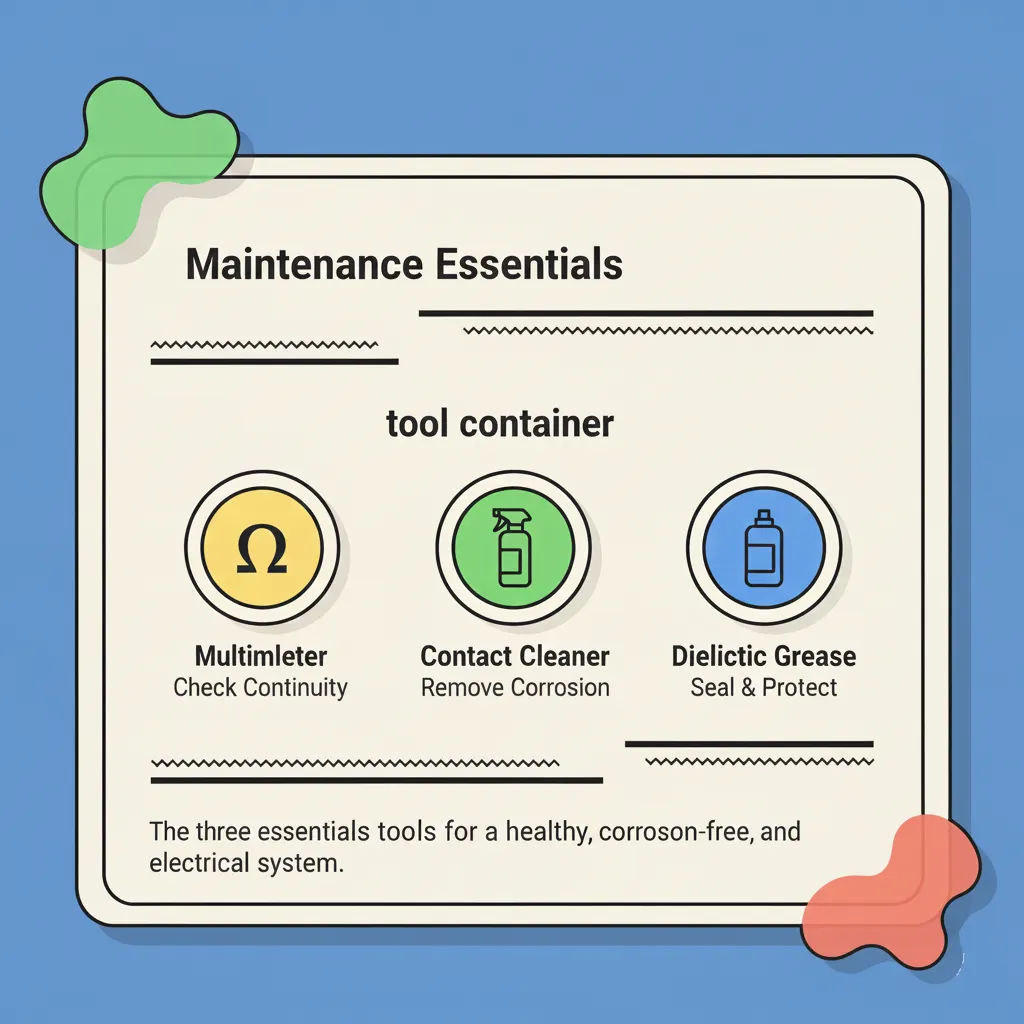 Essential tools for maintaining motorcycle electrical switches and contacts