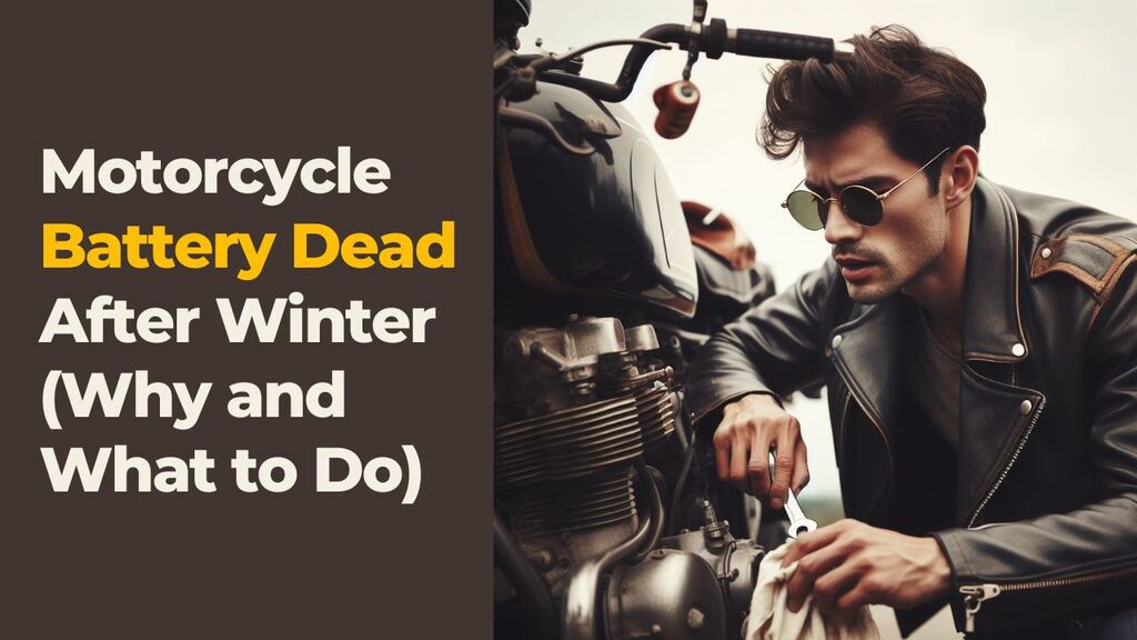 You are currently viewing Motorcycle Battery Dead After Winter (Why and What to Do)