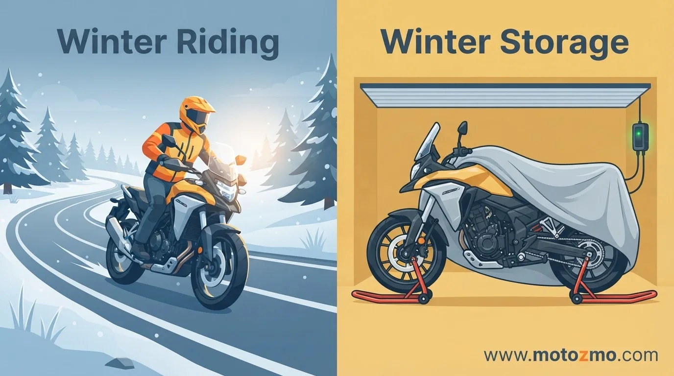 You are currently viewing Winter Motorcycle Riding and Storage: The Full Guide