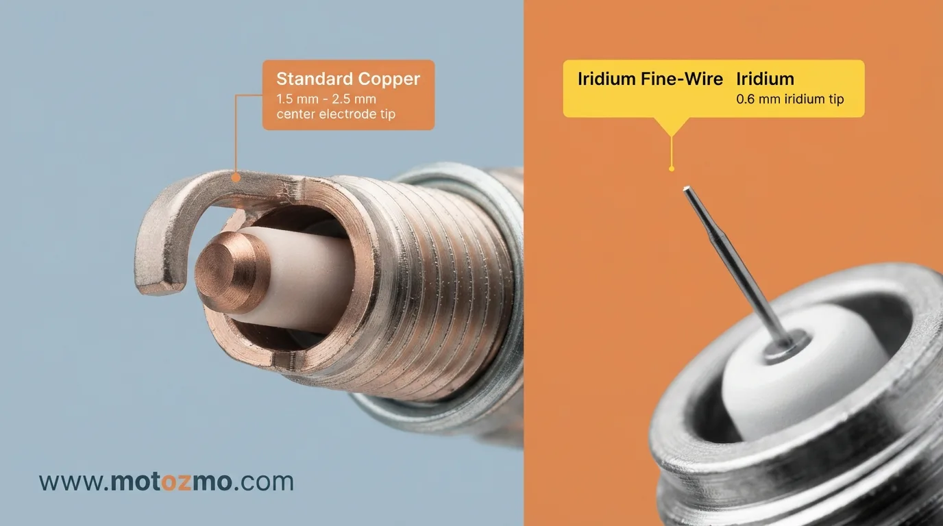 You are currently viewing Iridium vs Standard Spark Plugs for Motorcycles: Real-World Test