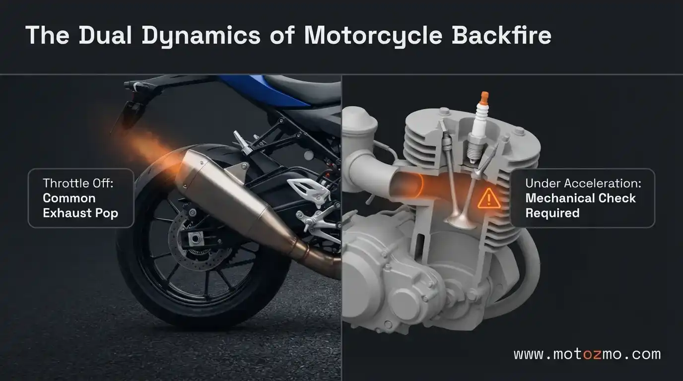 Read more about the article Motorcycle Backfiring: Causes and When It’s Serious