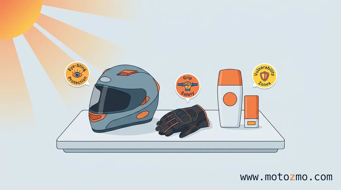You are currently viewing Best Sunscreen for Motorcycle Riding: Won’t Sting or Sweat Off