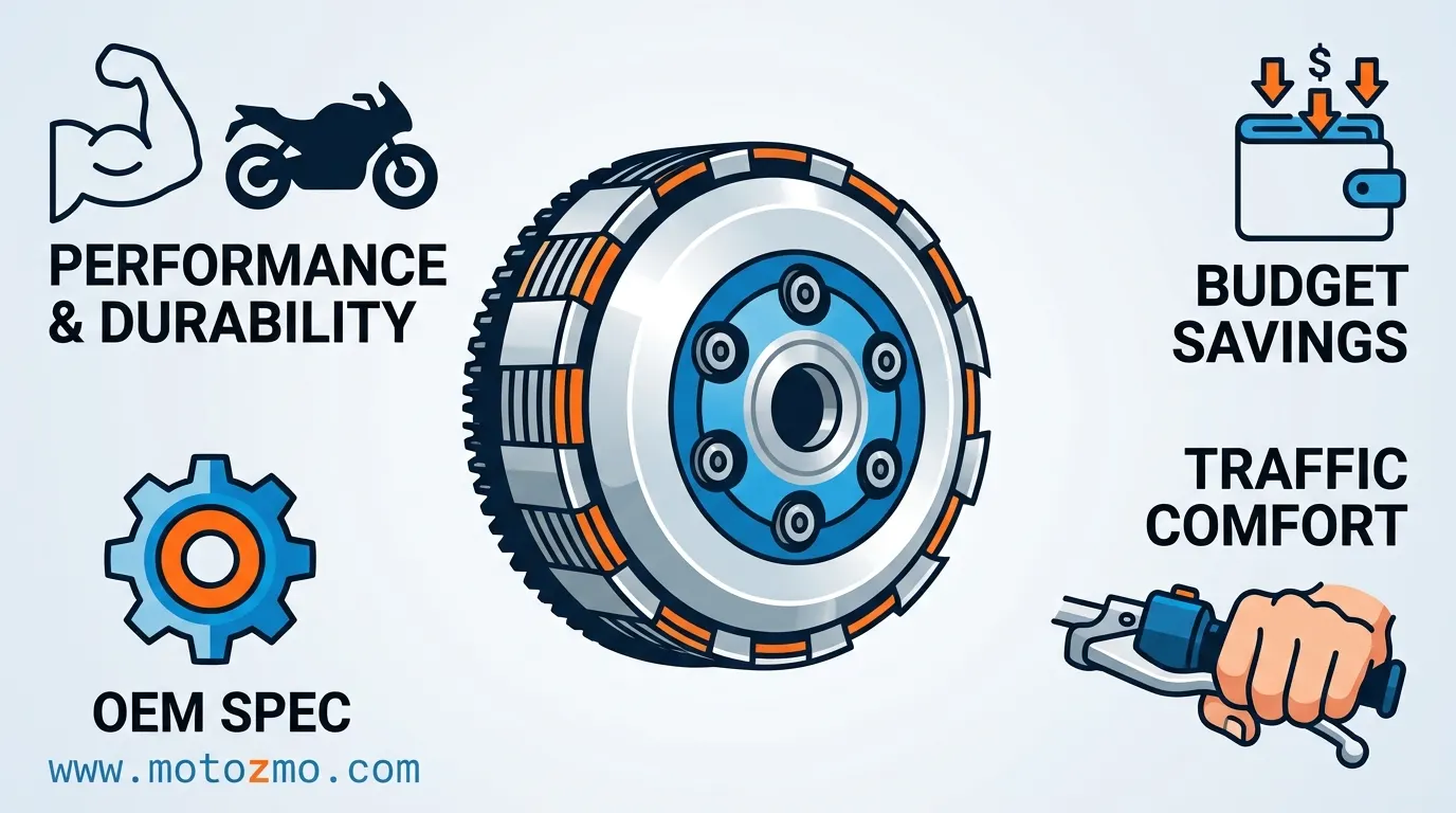 Read more about the article Best Motorcycle Clutch Kit and Friction Plates