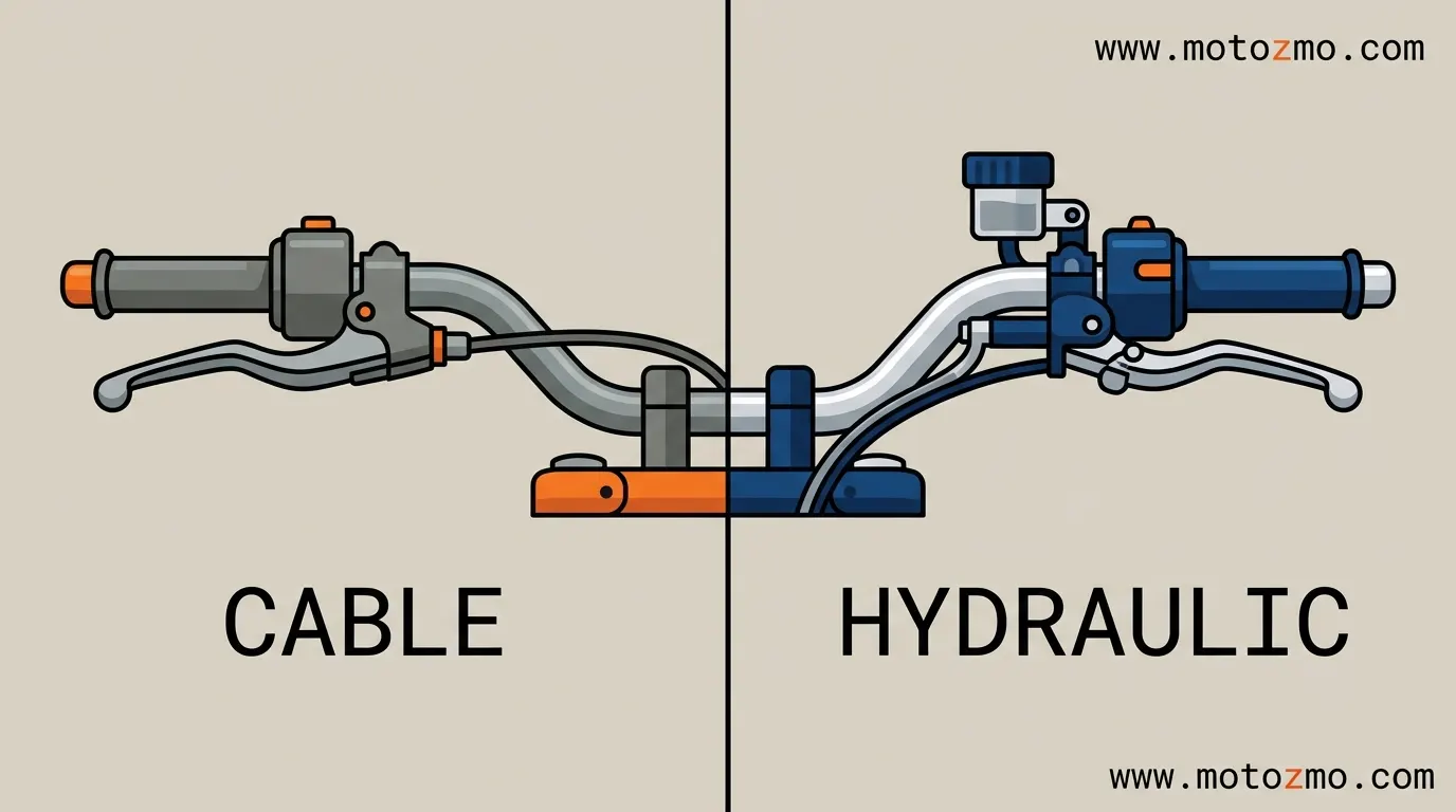 Read more about the article Motorcycle Clutch Cable vs Hydraulic: Fails and Fixes