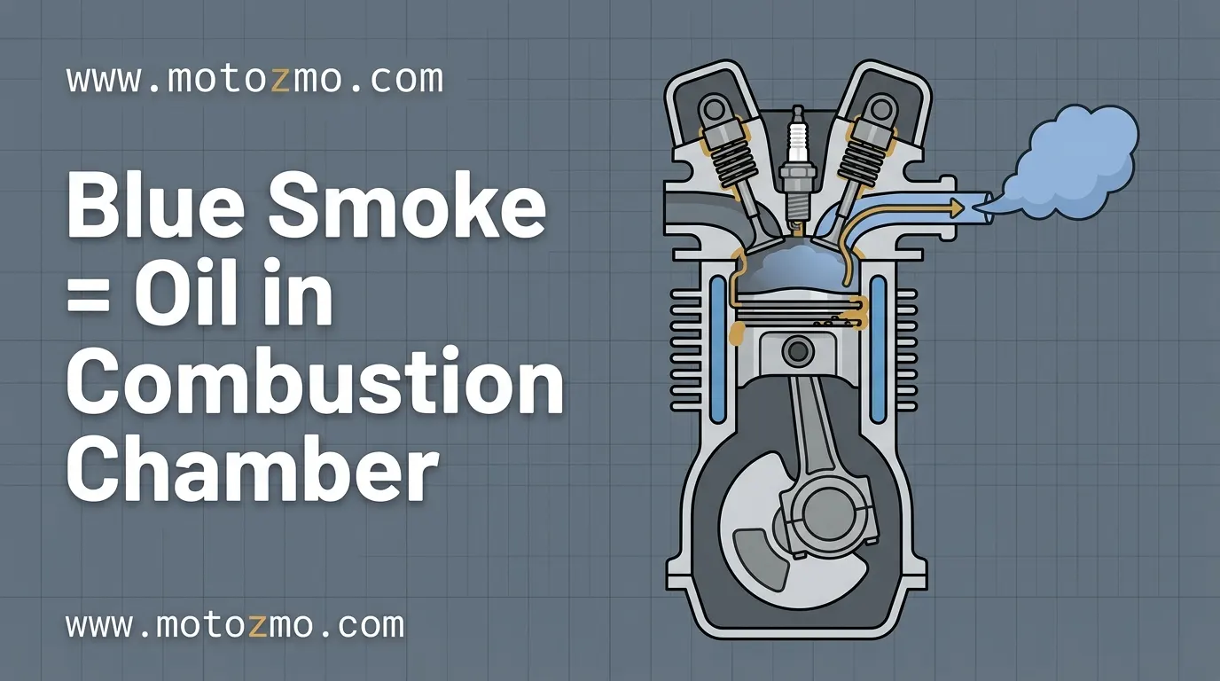 Read more about the article Why Does My Motorcycle Burn Oil or Blow Blue Smoke?