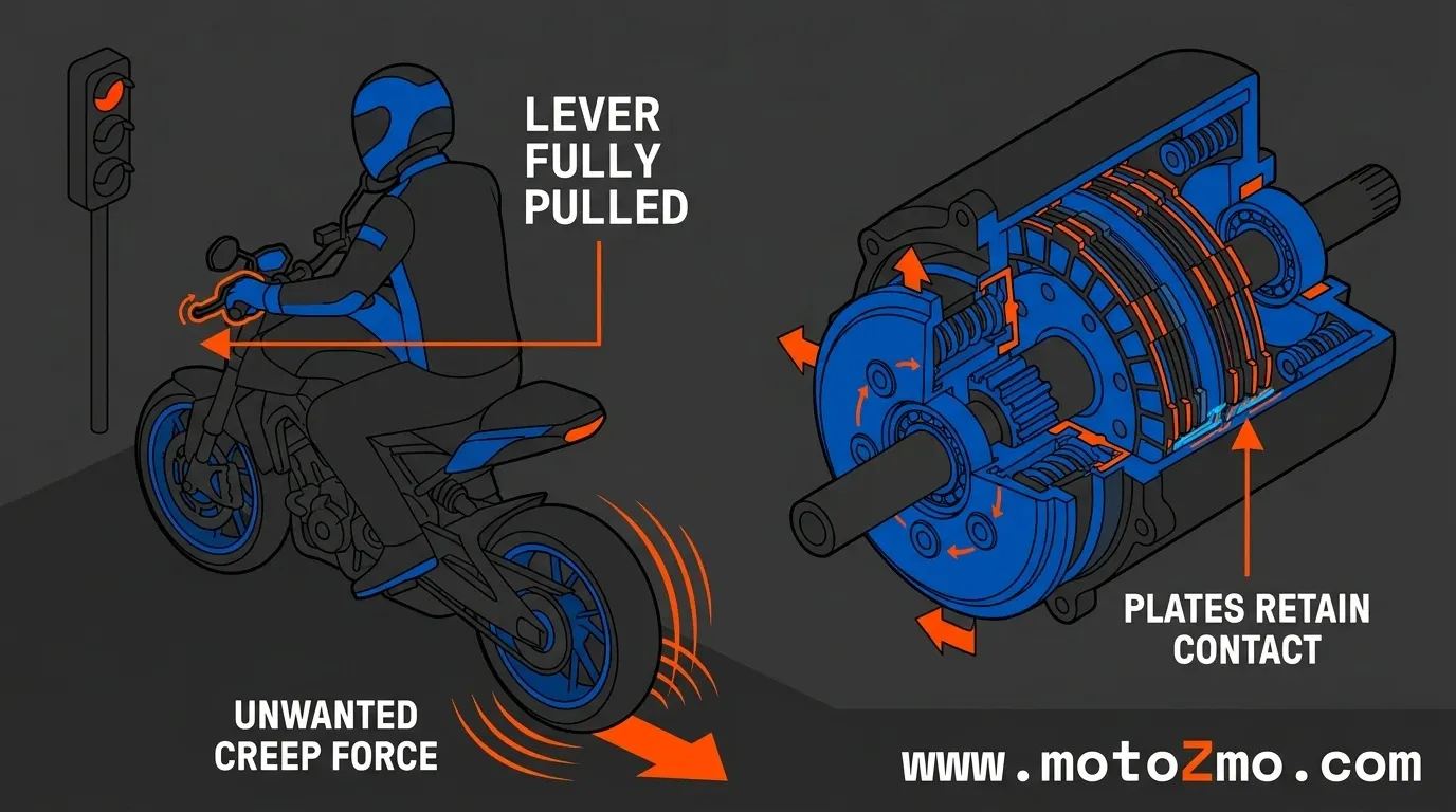 Read more about the article Motorcycle Clutch Dragging: Won’t Disengage