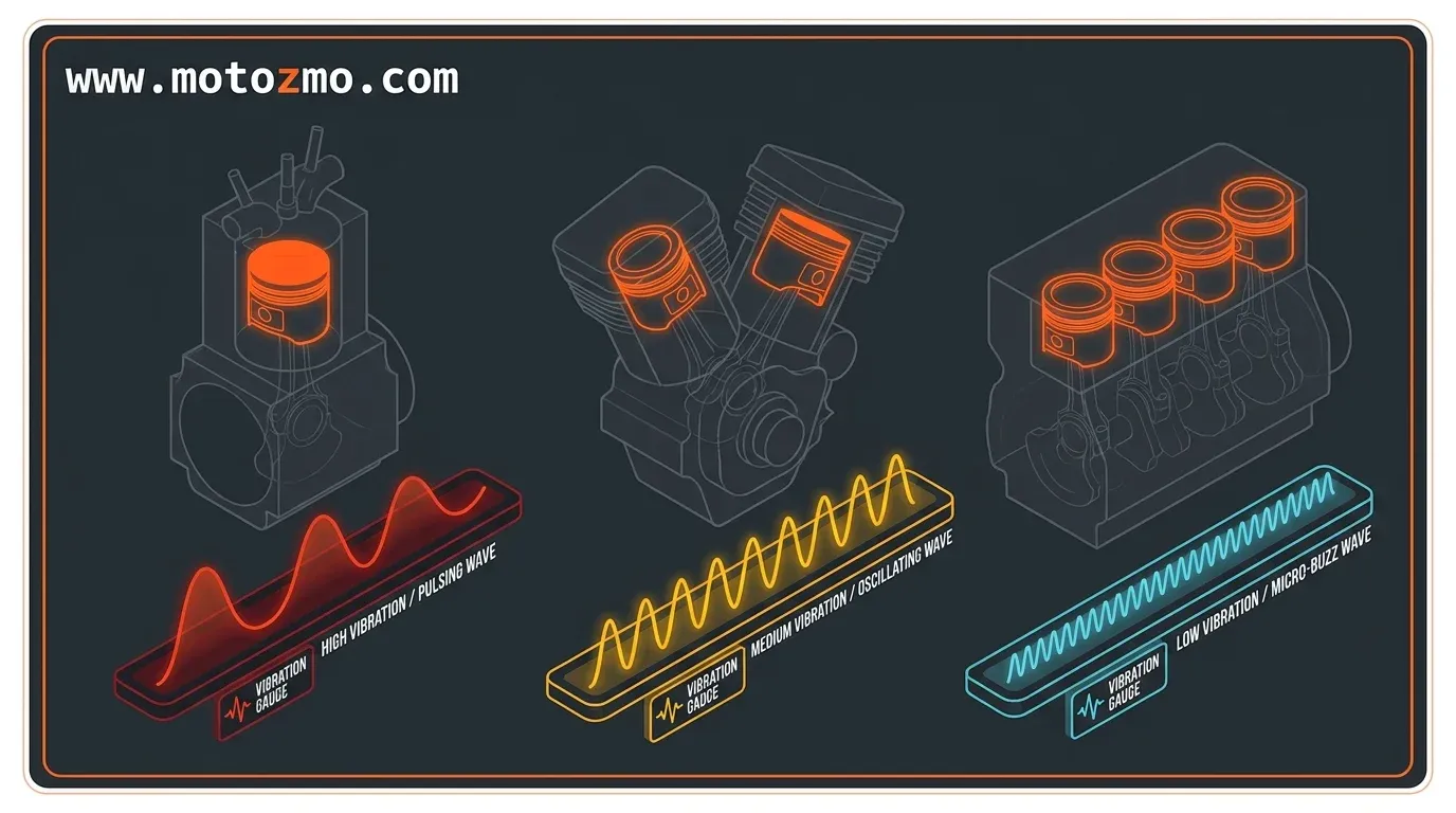 You are currently viewing Normal Motorcycle Vibration by Engine Type: Single vs. V-Twin vs. Inline-Four