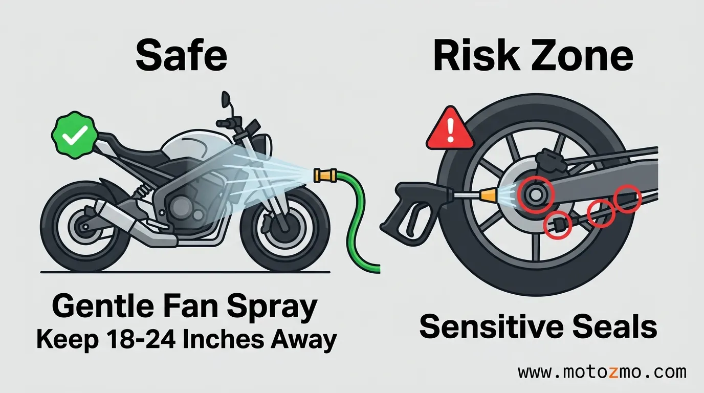 Read more about the article How to Wash a Motorcycle Without Damaging Paint or Seals
