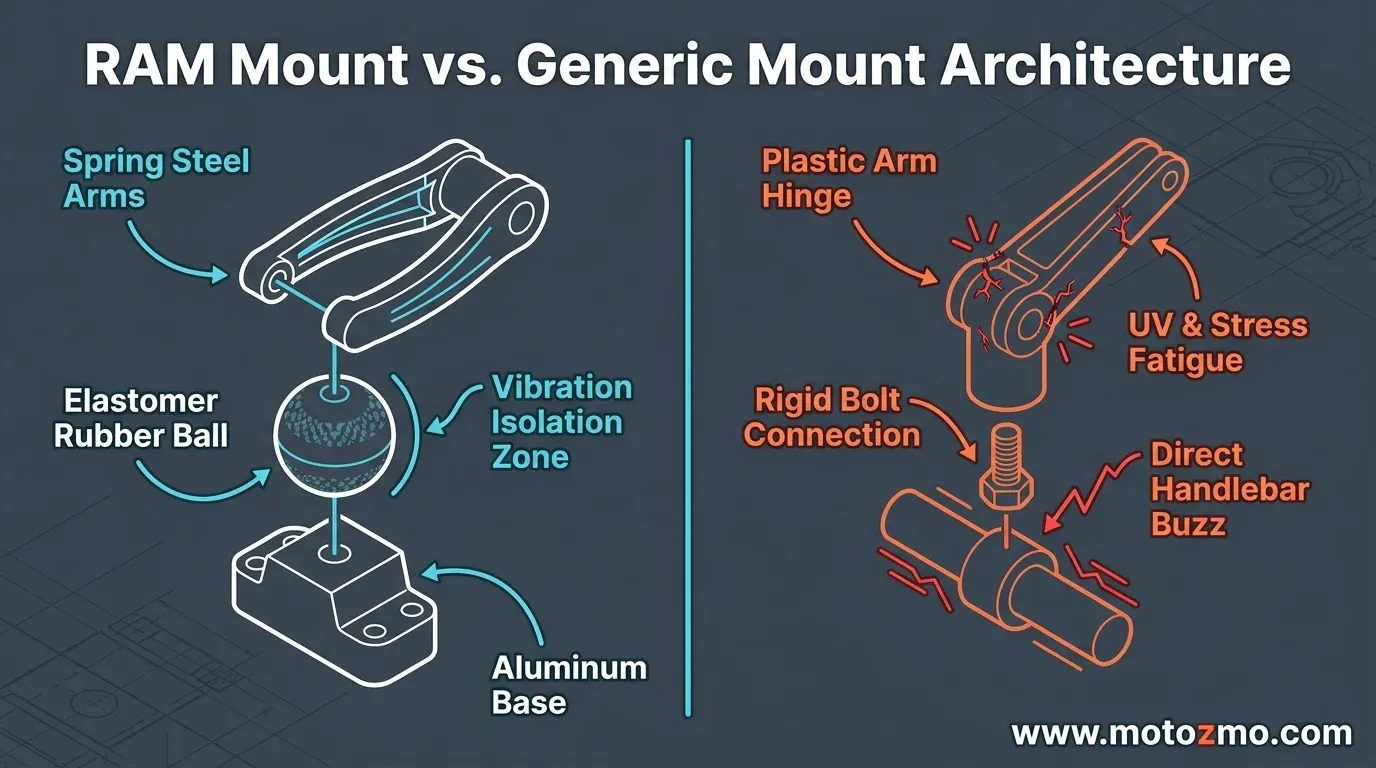 You are currently viewing RAM Mount vs Generic Phone Mount: What You’re Paying for