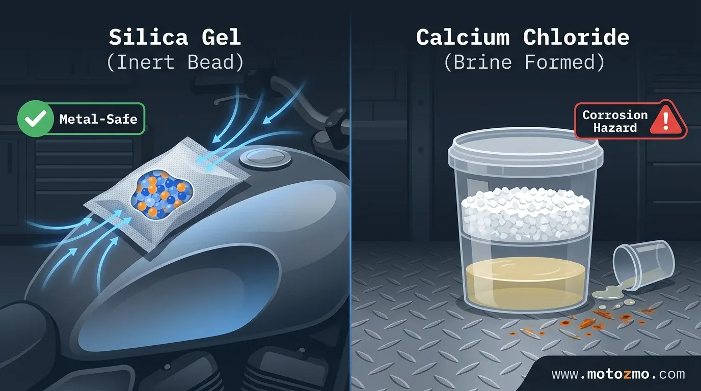 You are currently viewing Silica Gel vs Moisture Absorber for a Motorcycle Garage