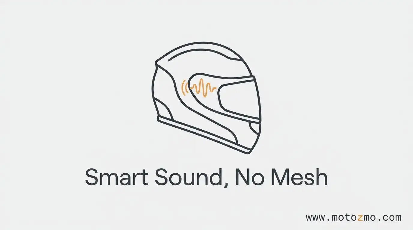 motorcycle helmet audio speakers for riders skipping expensive mesh intercoms