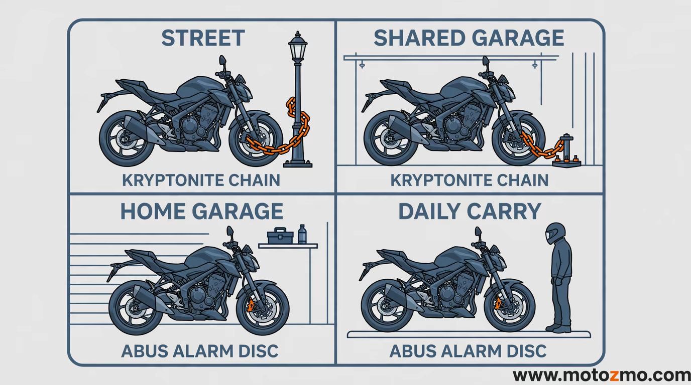 Read more about the article Kryptonite vs Abus: Pick by Where Your Bike Sleeps