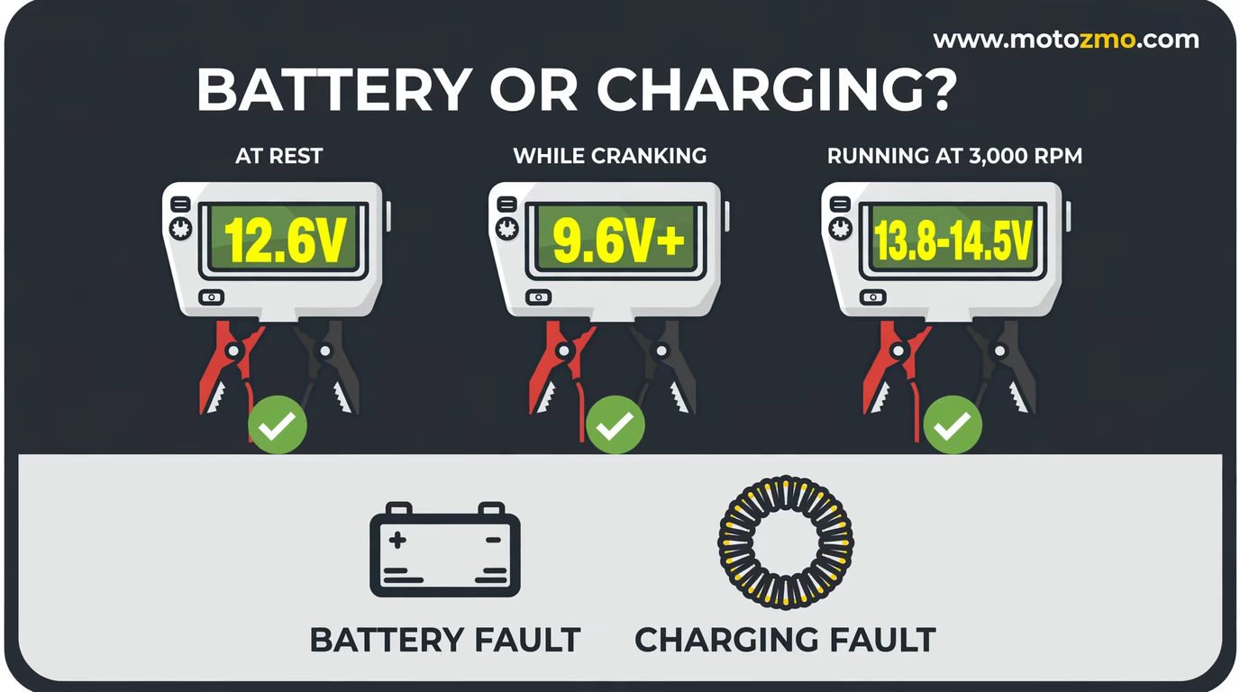 You are currently viewing 4 Motorcycle Voltage Testers to Tell Battery from Charging Faults